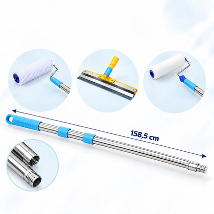 Epoxy Floor Coating Tool Set, 6 Pieces, Spiked Rollers, Squeegee, Spiked Shoes