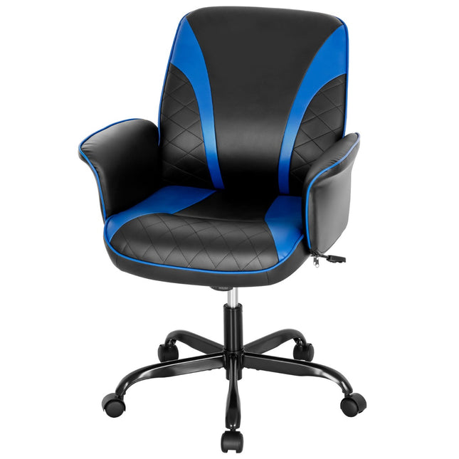 Ergonomisks spēļu krēsls, regulējams augstums, PVC āda