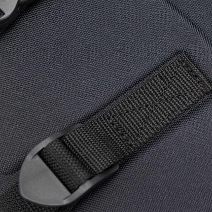 Ergonomisks kajaka sēdekļa spilvens ar regulējamām siksnām, melns-pelēks