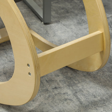 Ergonomisks ceļgalu krēsls, šūpuļkrēsls, rakstāmgalda krēsls mājas birojam, uzlabo stāju, pelēks