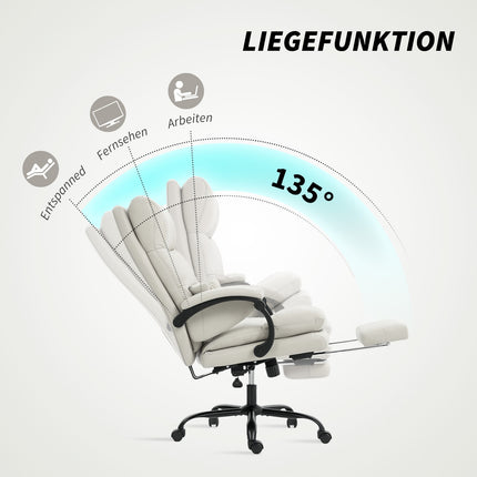 Ergonomisks biroja krēsls, regulējams, jostasvietas atbalsts, gaiši pelēks