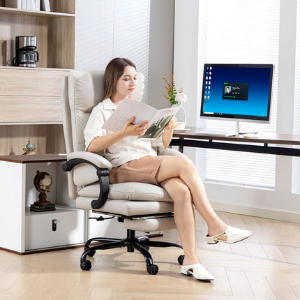 Ergonomisks biroja krēsls, regulējams, jostasvietas atbalsts, gaiši pelēks