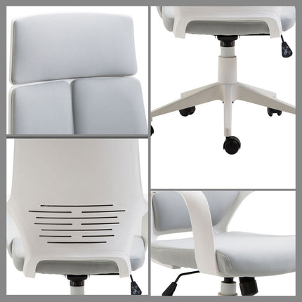 Ergonomisks biroja krēsls, augsta atzveltne, regulējams augstums