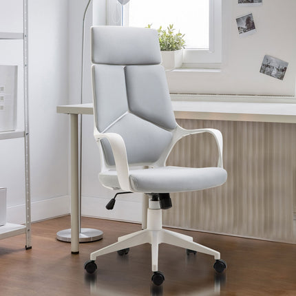 Ergonomisks biroja krēsls, augsta atzveltne, regulējams augstums