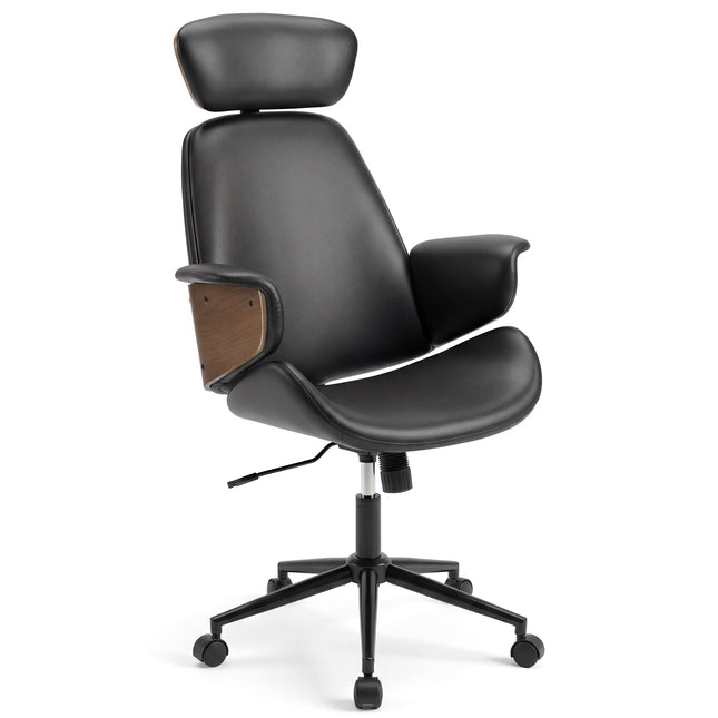 Ergonomisks biroja krēsls ar regulējamu augstumu un roku balstiem