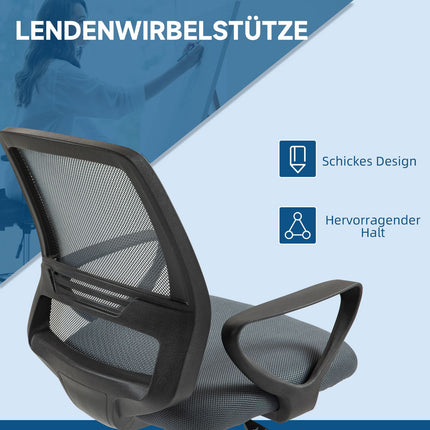 Ergonomisks biroja krēsls ar roku balstiem un regulējamu kāju balstu