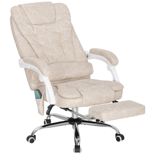 Ergonomisks biroja krēsls ar masāžas funkciju, atgāšanas funkciju un kāju balstu