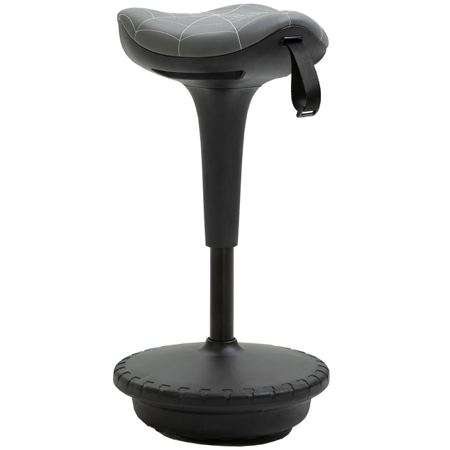 Ergonomisks grozāms krēsls, regulējams augstums 65,5-83,5 cm, pelēks