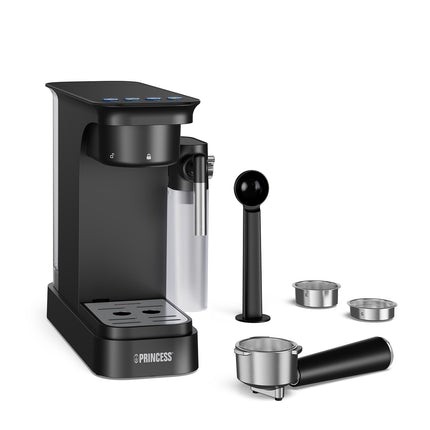 Espresso automāts ar piena putotāju 20 bāri 1400 W, 2 tases vienlaikus, 0,8 l
