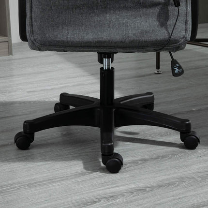 Vadītāja krēsls ar masāžas funkciju, regulējams augstums, ergonomisks dizains, USB saskarne