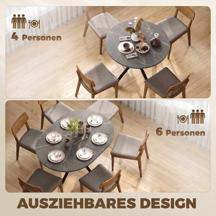 Izvelkams ēdamgalds, industriāls stils, melns MDF