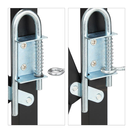 Extendable Dog Barrier in Black