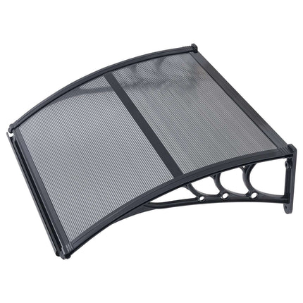 Exterior Door Awning 30 x 39 In, Polycarbonate, Drainage