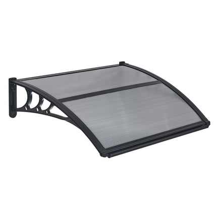 Exterior Door Awning 30 x 39 In, Polycarbonate, Drainage