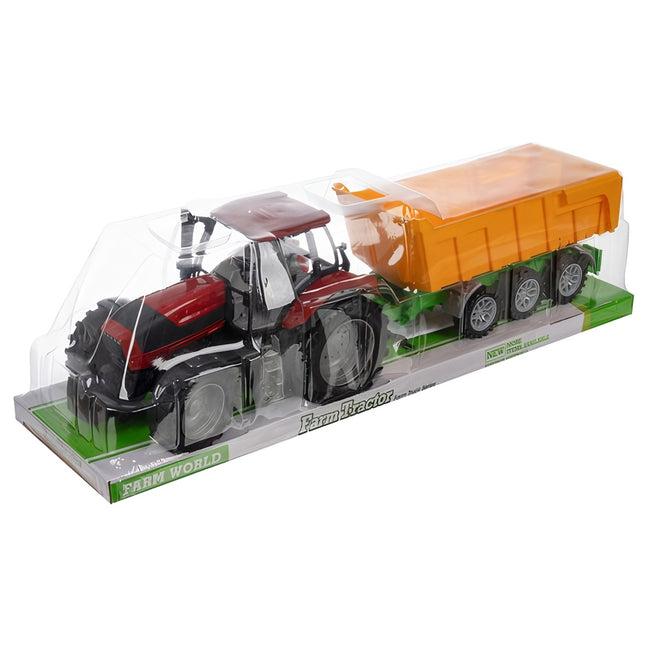 Lauksaimniecības traktors ar piekabi 24711