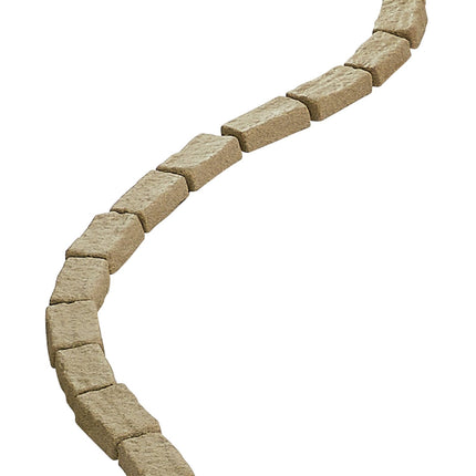 Faux Stone Landscape Edging, 46.4 In, Beige, 4-Pack