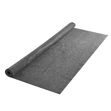 Felt Rug Pad, 8 x 10 ft, 1/2 Inch Thick, Gray