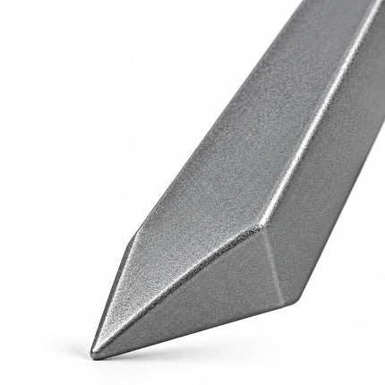 Fence Post Repair Kit with Ground Spike Anchors, 2-Piece Set, Silver