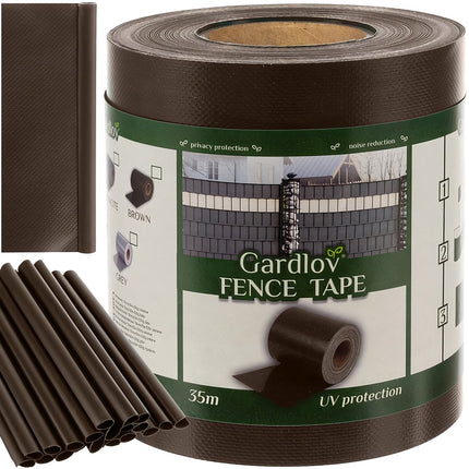 Žogu lente 19cmx35m 630g/m2 brūna 23707