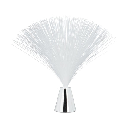 Stiklšķiedras LED lampa ar krāsas maiņu, darbināma ar baterijām