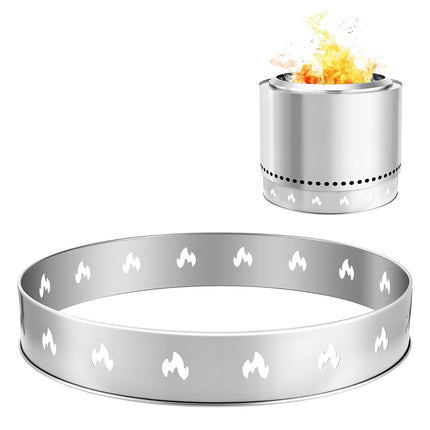 Fire Pit Stand Ring, 27-Inch 430 Stainless Steel Support