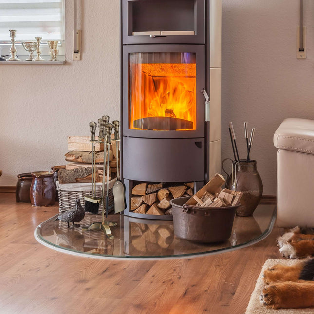 Ugunskura statīvs 5 daļās zelta krāsā