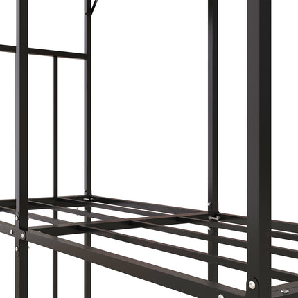 Outdoor wooden rack with lid - 1.17 m³, 100 kg capacity