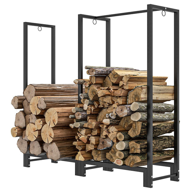 Malkas plaukts, divas sekcijas, nerūsējošā tērauda rāmis, līdz 200 kg, 123 x 32 x 115 cm, melns