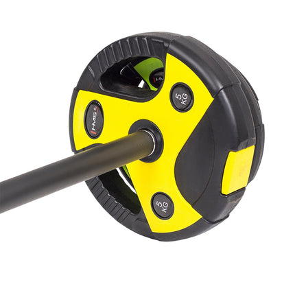 Fitnesa treniņu pumpja komplekts, 20 kg, regulējami svari