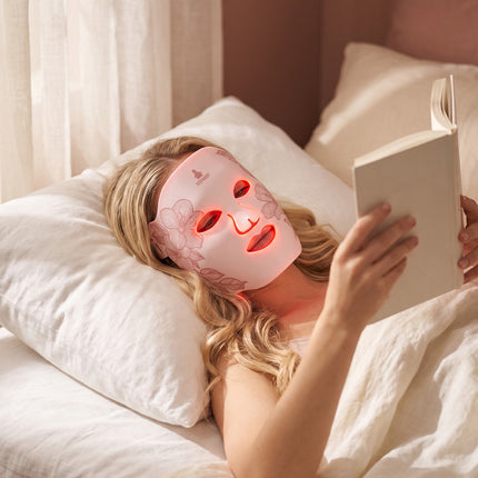 Fitpaddy FitMask LED Face Mask with 96 LEDs, 4 Wavelengths, 4 Programs, Timer
