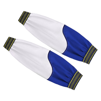 Flame Resistant Welding Sleeves, Sheepskin, 22 In, Elastic Cuffs