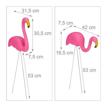 Flamingo rotājumu komplekts (2 gab.)