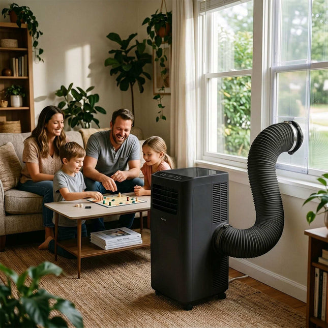 Elastīga melna ventilācijas šļūtene, 5 m - 100 mm, PVC un alumīnijs