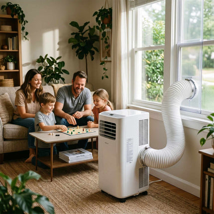 Elastīga balta ventilācijas šļūtene, 5 m - 75 mm diametrs