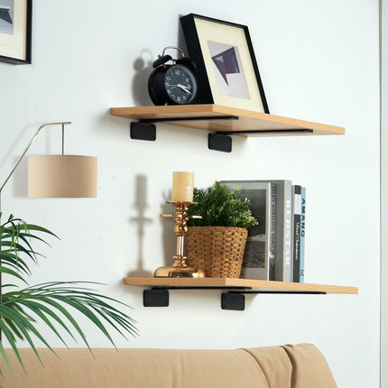 Floating Shelf Brackets, 6 Pack, 10 Inch, 160 lb