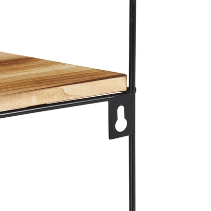Floating honeycomb shelf