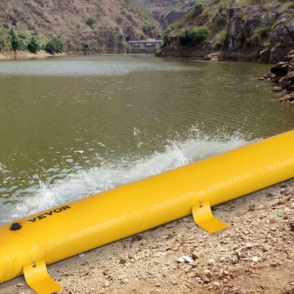 Flood Barrier 12 Ft, Reusable PVC Water-Filled Tube