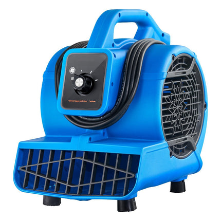 Floor Air Mover 600 CFM, 3-Speed Carpet Dryer