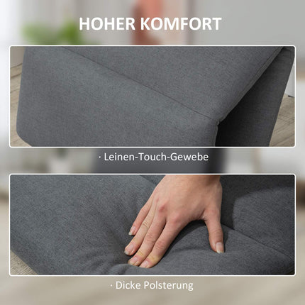 Adjustable floor chair, folding and collapsible, dark gray