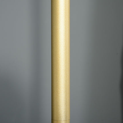 White metal floor lamp for living room, Ø40 x 160H Cm