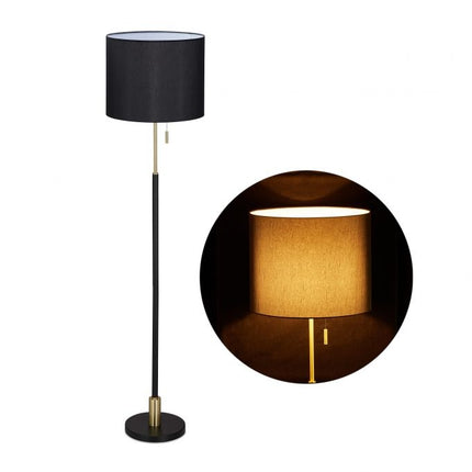 Grīdas lampa melna
