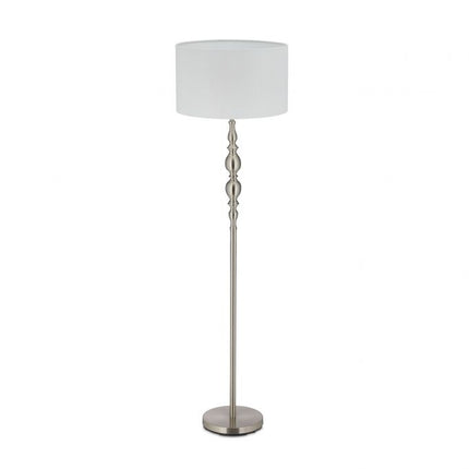 Grīdas lampa ar auduma abažūru