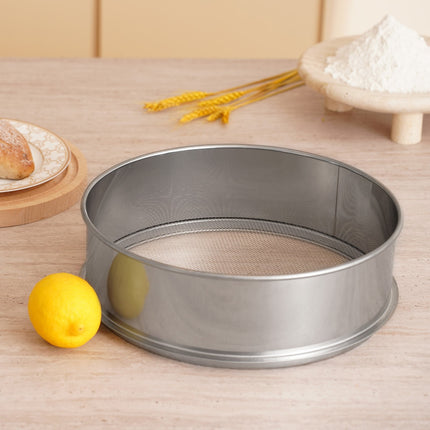 Flour Sifter, 10 Mesh 304 Stainless Steel, 12.6 Inch