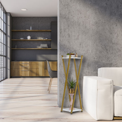 Ziedu pjedestāls ar 2 līmeņiem