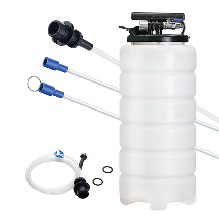 Fluid Extractor 4 Gal, Pneumatic and Manual, Hose