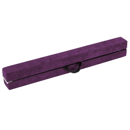 Salokāms 270 cm vingrošanas līdzsvara baļķis bērniem, violets