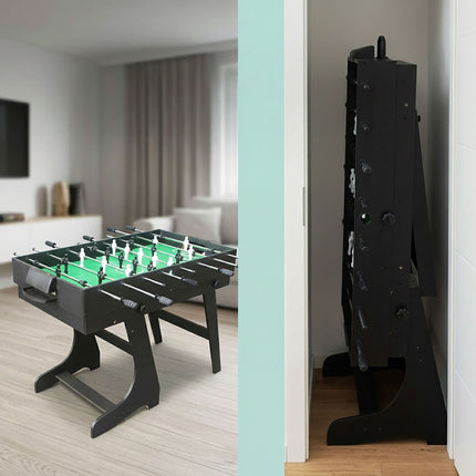 Salokāms 4-in-1 daudzfunkcionāls spēļu galds – melns