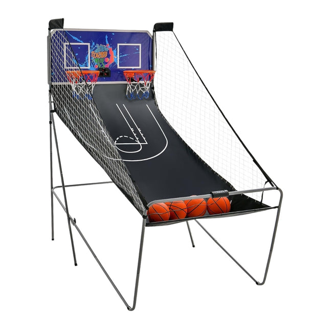 Salokāma basketbola arkādes spēle ar 2 groziem, elektronisko punktu skaitīšanu