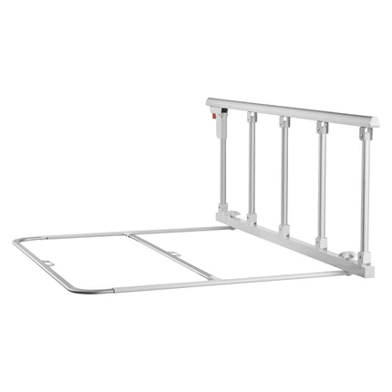 Foldable Bed Rail 122 cm, Adjustable Height, Strap
