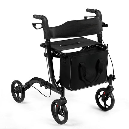 Salokāms, viegls alumīnija rollators, regulējams augstums